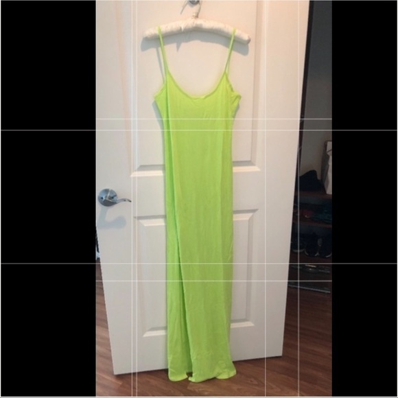 Blue Life Neon Green Maxi Dress - Picture 2 of 13